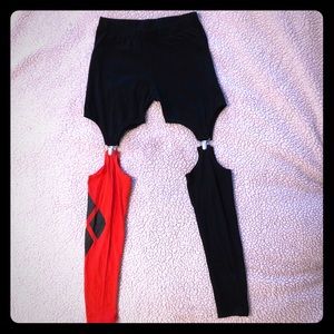 Licensed DC Comics Harleen Garter Leggings